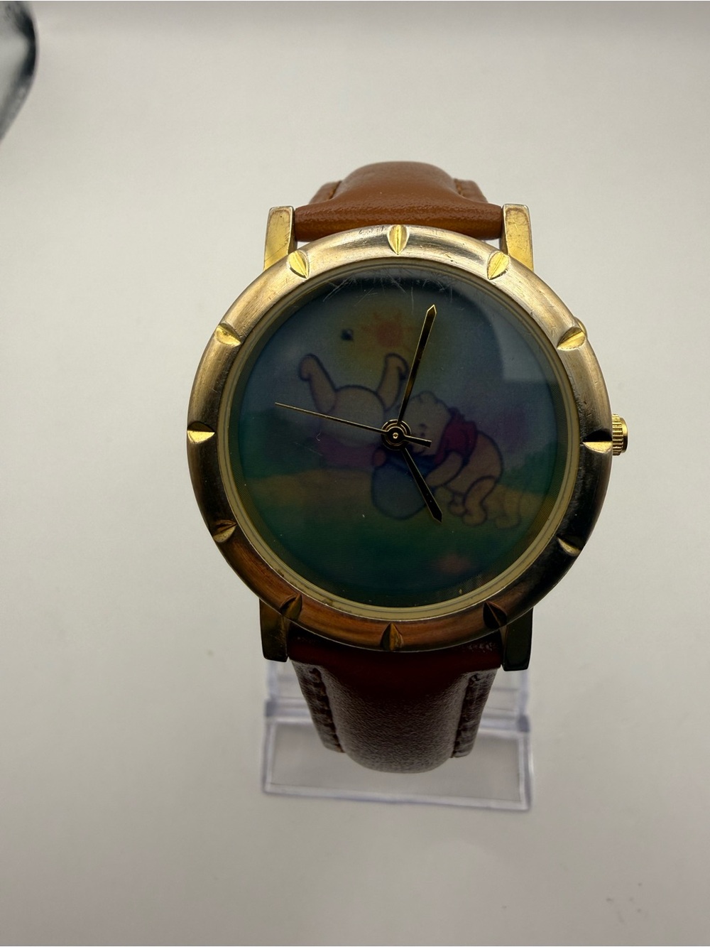 Winnie the Pooh Timex Hologram Watch Pooh Falling Into Honey Pot (New Battery)